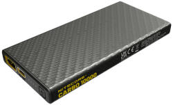 NITECORE CARBO-10000 20W QC/PD PowerBank - 10, 000mAh 3A USB-C/ USB-A IPX5-Vízálló PowerBank
