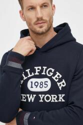 Tommy Hilfiger felső sötétkék, férfi, nyomott mintás, kapucnis - sötétkék L - answear - 63 990 Ft