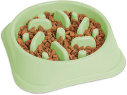 Yummie Etetőtál habzsolásgátlóval - 20 x 20 x 4, 5 cm - zöld Yummie 60061C (60061C) - globalsales
