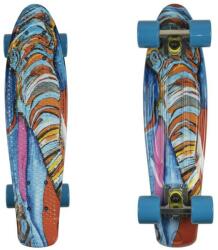 Fish Skateboards Műanyag gördeszka ArtFish Elephant 22" ezüst-kék