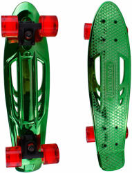 Karnage Műanyag gördeszka Karnage Chrome Retro zöld-piros