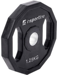inSPORTline Gumírozott súlyzótárcsa inSPORTline Ruberton 1, 25 kg (15888) Súlytárcsa