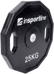 inSPORTline Gumírozott súlyzótárcsa inSPORTline Ruberton 25 kg (15894) Súlytárcsa