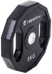 inSPORTline Gumírozott súlyzótárcsa inSPORTline Ruberton 5 kg (15890) - insportline