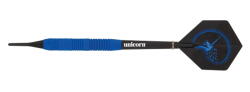Unicorn Dart nyíl Core Plus Rubberised Brass Blue 3 db 16 g