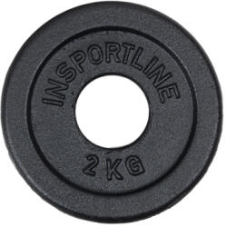 inSPORTline Öntöttvas olimpiai súlytárcsa inSPORTline Castblack OL 2 kg (24262) Súlytárcsa