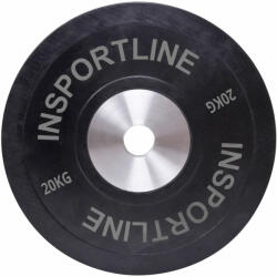 inSPORTline Gumis súlytárcsa inSPORTline Bumper Plate 20 kg 50 mm (10380) Súlytárcsa