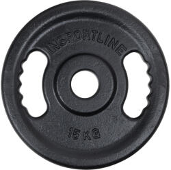 inSPORTline Öntöttvas olimpiai súlytárcsa inSPORTline Castblack OL 15 kg 50 mm (24265) - insportline Súlytárcsa