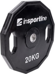 inSPORTline Gumírozott súlyzótárcsa inSPORTline Ruberton 20 kg (15893) - insportline