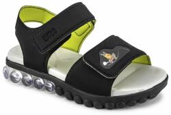 Bibi Szandál Bibi Summer Roller 1193013 Black/Amarelo Fluor 31