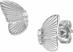 Fossil Bájos ezüst fülbevaló Butterflies kristályokkal JFS00621040 - mall