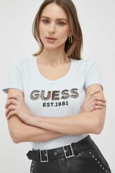 Guess t-shirt női - kék M - answear - 21 990 Ft