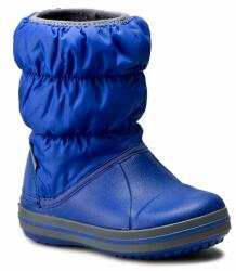Crocs Hótaposó Crocs Winter Puff Boot Kids 14613 Cerulean Blue/Light Grey 22_5