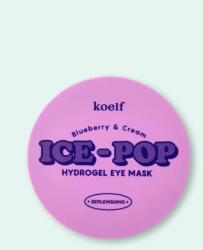 Petitfee & Koelf Plasturi pentru ochi cu hidrogel cu afine și cremă Blueberry & Cream Ice-pop Hydrogel Eye Mask - 84 g / 60 buc Masca de fata