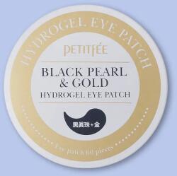 Petitfee & Koelf Plasturi pentru ochi Black Pearl & Gold Hydrogel Eye Patch - 84 g / 60 buc Masca de fata