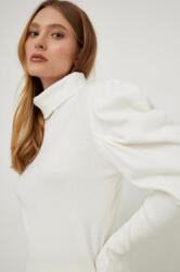 ANSWEAR pulóver könnyű, női, bézs, garbónyakú - bézs M/L