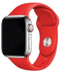 DEVIA Apple Watch 1/2/3/4/5 okosóra szilikon szíj, piros, 42/44/45/49mm, Devia Deluxe Sport