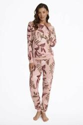Henderson Midnight női pizsama, rózsaszín, természeti motívumú