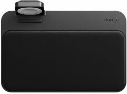 Nomad Statie de incarcare cu suprafata din piele naturala NOMAD Wireless Base Station compatibila cu Apple Watch Edition (incarcator inclus) V4, Negru (NM01215585)