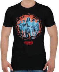 printfashion #Stranger_team - Férfi póló - Fekete (14236699)