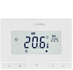  SASWELL T19 RF programozható vezeték nélküli szobatermosztát fűtéshez (T19XWHB-7-RF-APP(SL))
