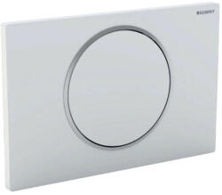 GEBERIT Sigma 10 egy gombos nyomólap WC tartályhoz, fehér / fényes króm (115758KJ5) - kazanwebshop