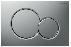 GEBERIT Sigma 01 nyomólap WC tartályhoz easy-to-clean bevonattal, matt króm (115770JQ5) - kazanwebshop