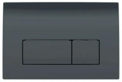 GEBERIT Delta 50 fényes fekete nyomólap Basic WC tartályhoz (115119DW1) - kazanwebshop