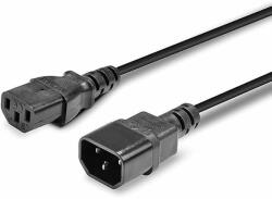 Lindy Cablu de alimentare lindy c14-c13 3m, negru (LY-30332) - electropc