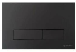 Schell Montus Konkav WC-nyomólap, matt fekete 031431199 (031431199) - szaniteronline