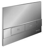 Schell Montus Board wc nyomólap, matt króm felület, kétmennyiséges öblítés, ABS műanyag (031206499)