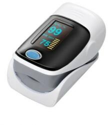 Perfect Medical - Pulzoximéter 2 színes OLED képernyő és pulzus és vér oxigén szint mérő, Alacsony fogyasztás, folyamatos üzem 40 óra Alacsony feszültségű kijelző Hangjelzés. Automatikus kikapcsolás 8 másodpercig, ha