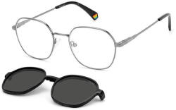 Polaroid PLD 6184/CS V81/M9 51 Férfi, Női szemüvegkeret (optikai keret) clip-on napszemüveg előtéttel (PLD 6184/CS V81/M9)