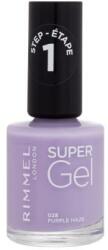 Rimmel Super Gel STEP1 lac de unghii 12 ml pentru femei 028 Purple Haze
