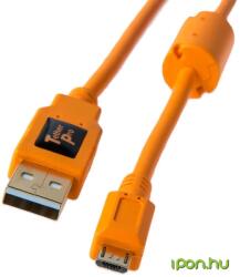 Tether Tools USB Micro USB Átalakító Narancssárga 4.6m CU5430ORG (CU5430ORG)