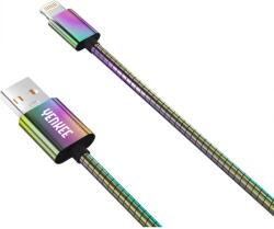 YENKEE USB Lightning Töltő/adatkábel Acél 1m YCU 651 (YCU 651)