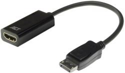 Act Connectivity DisplayPort 1.2/1.2a HDMI Átalakító Fekete 15cm AC7555 (AC7555)