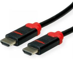 Roline HDMI 2.1 Összekötő Fekete-Piros 1.5m 11.04. 5941 (11.04.5941)