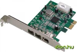 Dawicontrol DC-FW800 PCIe 3-Port IEEE 1394b FireWire 800 PCI-Express Controller OEM (DC-FW800PCIe Blister)