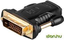 Goobay HDMI DVI-D Átalakító Fekete 3cm 68931 (68931)