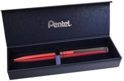 Pentel EnerGel BL-2507 Rollertoll 0.35 mm rotációs matt piros tolltest kék (BL2507B-CK)
