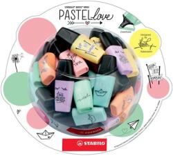 STABILO Boss Mini Pastellove Bonbon Glass Szövegkiemelő display 50db-os