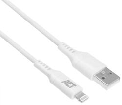Act Connectivity USB Lightning Töltő/adat Fehér 1m AC3011 (AC3011)