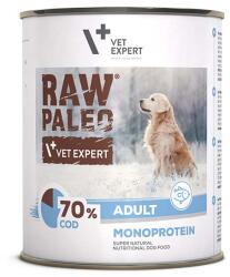 VetExpert VETEXPERT Raw Paleo Cod Adult Can 800g Conserva hrana caini, cu cod