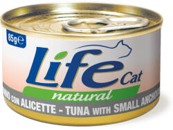  Life Cat Wet 24x85g LifeCat Natural Adult Tonhal & szardella nedves macskaeledel