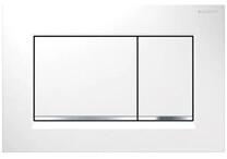 Geberit Sigma20 nyomólap, 2 mennyiséges öblítéshez: fehér, fényes króm (115.883.KJ.1)