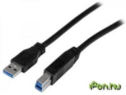 StarTech USB 3.0 Átalakító Fekete 1m USB3CAB1M (USB3CAB1M)