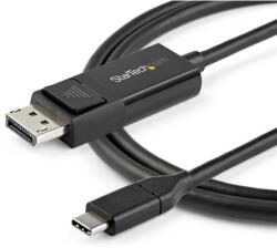 StarTech USB 3.1 Type C DisplayPort 1.2/1.2a Átalakító Fekete 1m CDP2DP1MBD (CDP2DP1MBD)