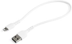 StarTech USB Lightning Töltő/adatkábel Fehér 30cm RUSBLTMM30CMW (RUSBLTMM30CMW)