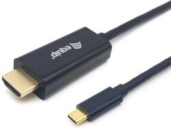 Equip USB 3.0 Type C HDMI 2.0 Átalakító Fekete 3m 133413 (133413)